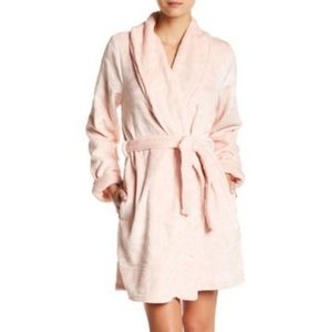 Danskin Embossed Fleece Plush Bathrobe